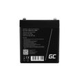 GreenCell®  Rechargeable Batterie AGM 12V 4,5Ah accumulateur au Gel Plomb Cycles sans Entretien VRLA Battery étanche-2