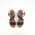 Sandales, nu-pieds Chattawak Compensée 9-MAELLE Noir-2