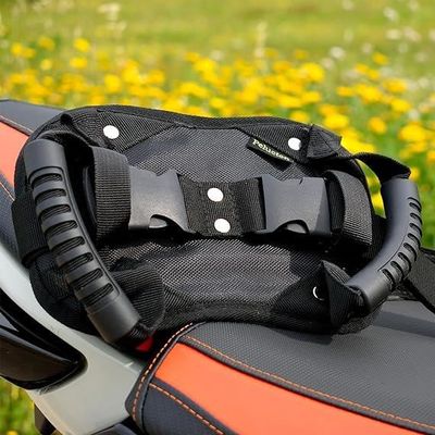 Poignée Passager Moto Universelle, Robuste Ceinture de Maintien Passager Moto, Harnais Moto