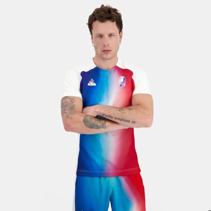 Maillot match MC rugby Le Coq Sportif Performance N 1 Cdiscount Sport