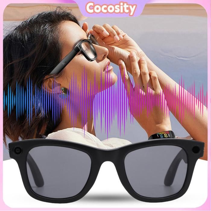Lunettes Intelligentes Traducteur Bluetooth – 163 Langues, Traduction Temps Réel, Haut-parleur, Protection UV - 11