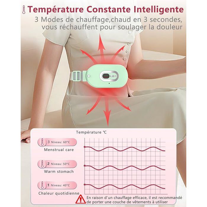 Ceinture Chauffante Ventre Regle Douloureuse