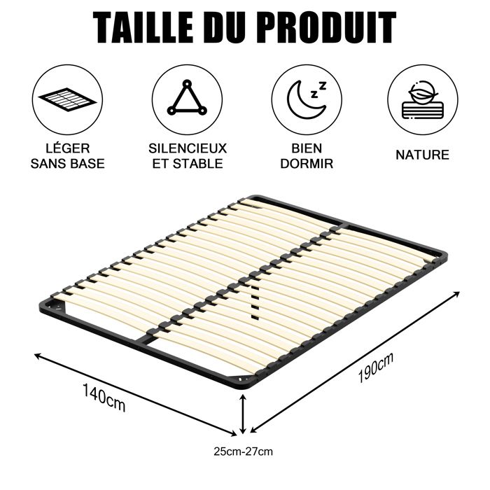 Sommier Dmontable 140null