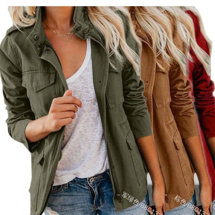 Jacket militaire femme outlet