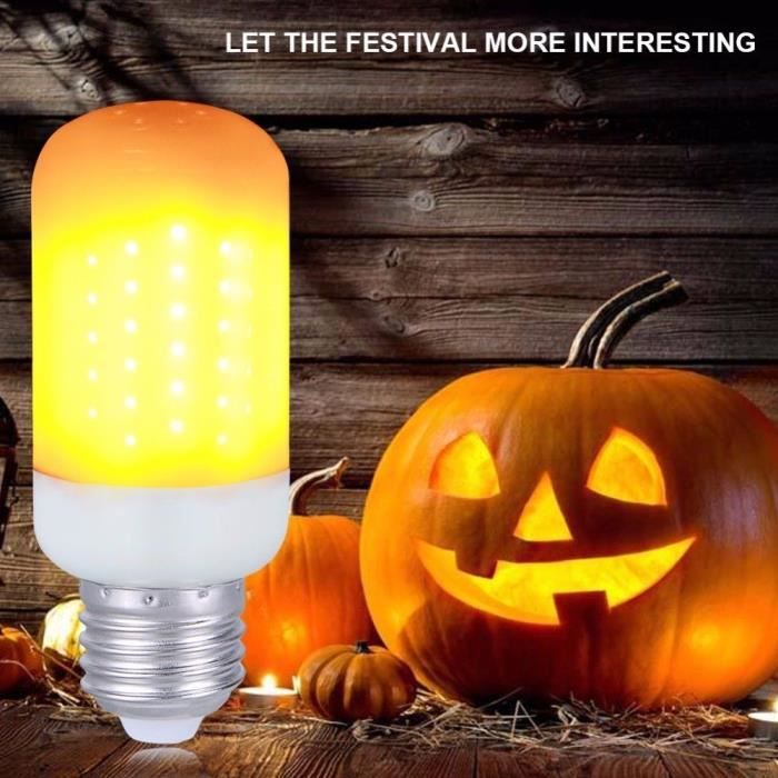 Ampoule LED Effet de Flamme Halloween