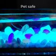 BEMSM --- Pierre de simulation lumineuse -- 400 galets lumineux, utilisés pour la cour, l'allée, la décoration d'aquarium 010-3