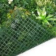 Murs végétaux - Mur végétal synthétique - Balade printanière - Intérieur et extérieur - 1m x 1m-3
