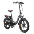 FAFREES F20 Pro Vélo électrique - 250W - Batterie amovible 36v 18ah - Shimano 7 Vitesses -25KM-H-Contrôle APP  Noir-3