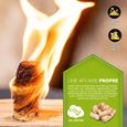 grillas Allume-feu en Laine écologique 3 kg - 240 pièces, imprégné de Cire| Allume Charbon | Briquet Grill | Briquet à Cire-3