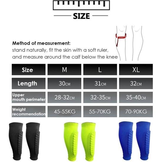 Protège-tibias De Ski Avec Coussinets En Nid D'abeille, Anti-collision