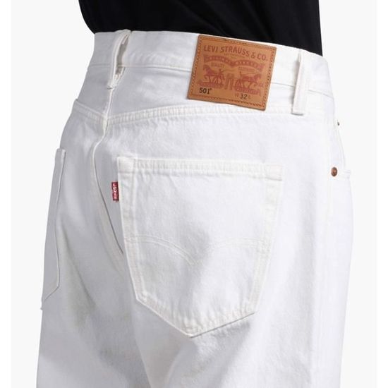 Jeans Levi's 501 Blanc pour hommes. 52436 0002. Blanc Blanc - Cdiscount  Prêt-à-Porter