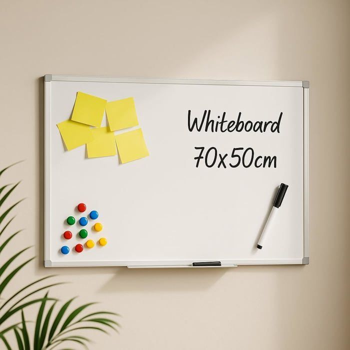 wiltec-tableau-magn-tique-whiteboard-tableau-mural-70x50cm-12-aimants