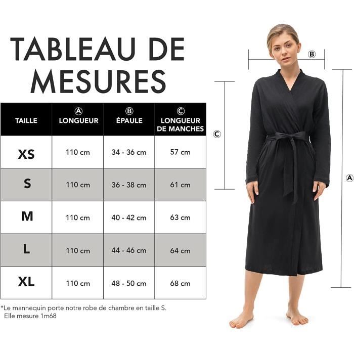 Robe de chambre 100 coton on sale