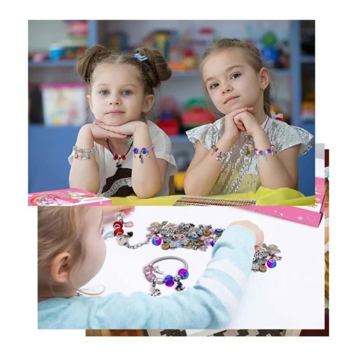 Cadeau Fille 5 6 7 8 9 10 11 12 Ans, Kit de Fabrication de Bracelets pour  Filles, Kits de Bijoux et Perles pour Enfants, Jouet Fille - Cdiscount Jeux  - Jouets