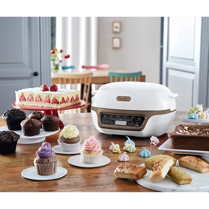 TEFAL CAKE FACTORY Machine intelligente à gâteaux Appareil cuisson