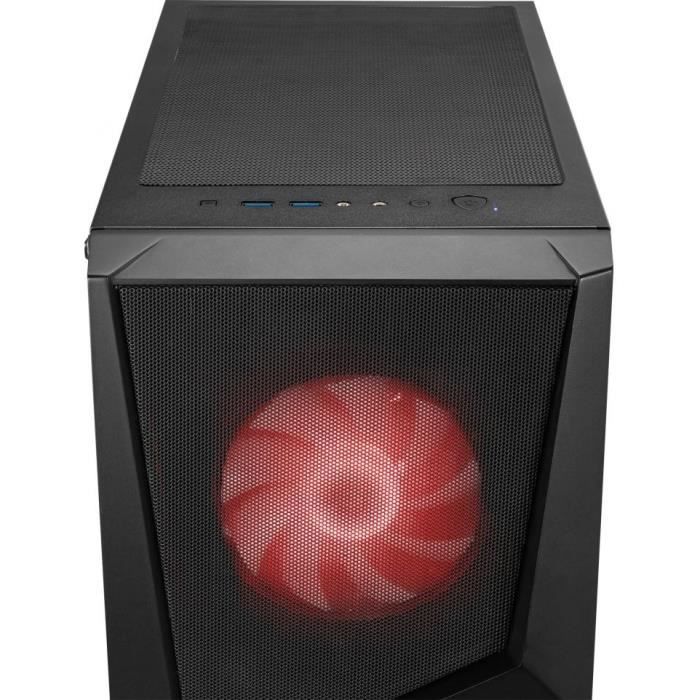 MSI BOITIER PC MAG FORGE 100R - Noir - Verre trempé - Format ATX
