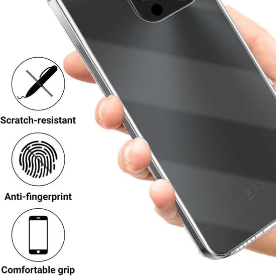 Coque Ulefone Armor 28 Pro Avec 2 Verres Trempés - Silicone TPU Souple Transparent, Protection Antichoc - 8
