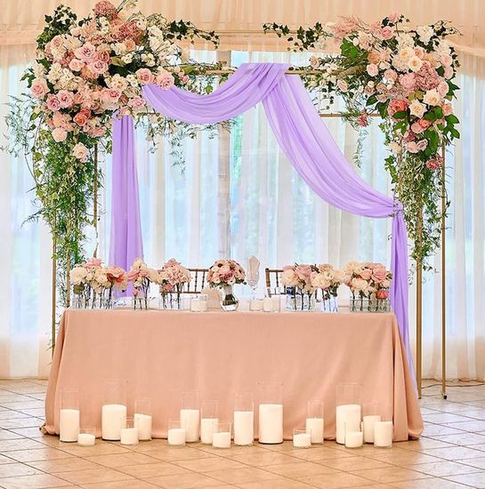 Tulle Rigide Violet Pour Mariage Ou Déco - Largeur 140 Cm, Vendu Au Mètre - Neuf