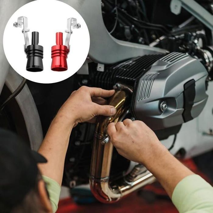 Sifflet Turbo Pour échappement - Simule Le Son Turbo, Alliage Aluminium - Tailles S/M/L/XL - Pour Voitures Modifiées - 5