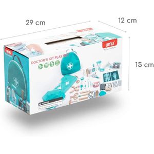 Malette Docteur HERSITY avec Lumières et Son Déguisement Docteur Kit Malette Docteur HERSITY avec Lumières et Son Déguisement Docteur Kit