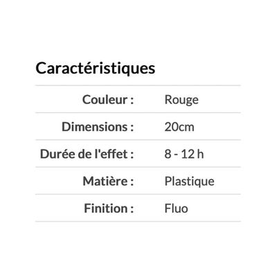 SPARKLERS CLUB Lot de 100 Bracelets FLuorescents Lumineux, 100 Connecteurs inclus, Bracelet couleur fluo idéal pour soirées et tout évènement, Baton Fluo Glow, 200 mm