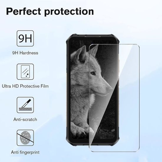 Coque Ulefone Armor 28 Pro Avec 2 Verres Trempés - Silicone TPU Souple Transparent, Protection Antichoc - 5