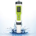 3 en 1 stylo de test de pureté de testeur de qualité de l'eau de compteur de température EC PH numérique portable -QUT-0