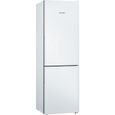 Réfrigérateur combiné pose-libre - BOSCH KGV36VWEAS SER4 - 2 portes - 308 L - H186XL60XP65 cm - Blanc-0