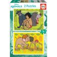 Puzzle - EDUCA - Le Livre de la jungle - Garde du Roi Lion - 2x48 pièces-0