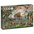 Puzzle JUMBO 618326 - L'arche de Noé - 3000 pièces - Animaux - pour adulte, enfant et famille-0