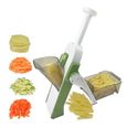 Coupe-légumes multifonctionnel - pour légumes et tous types de fruits,râpe manuelle, outil de cuisine-0