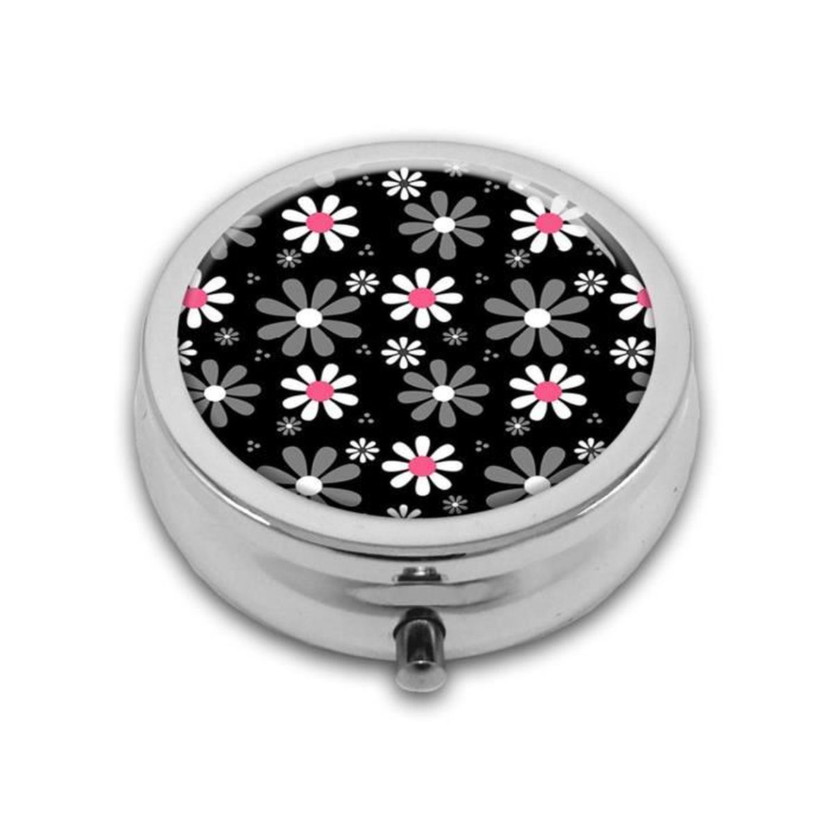 Pilulier De Poche, 2 Pack Boite a Pilule, Pilulier Journalier à 3