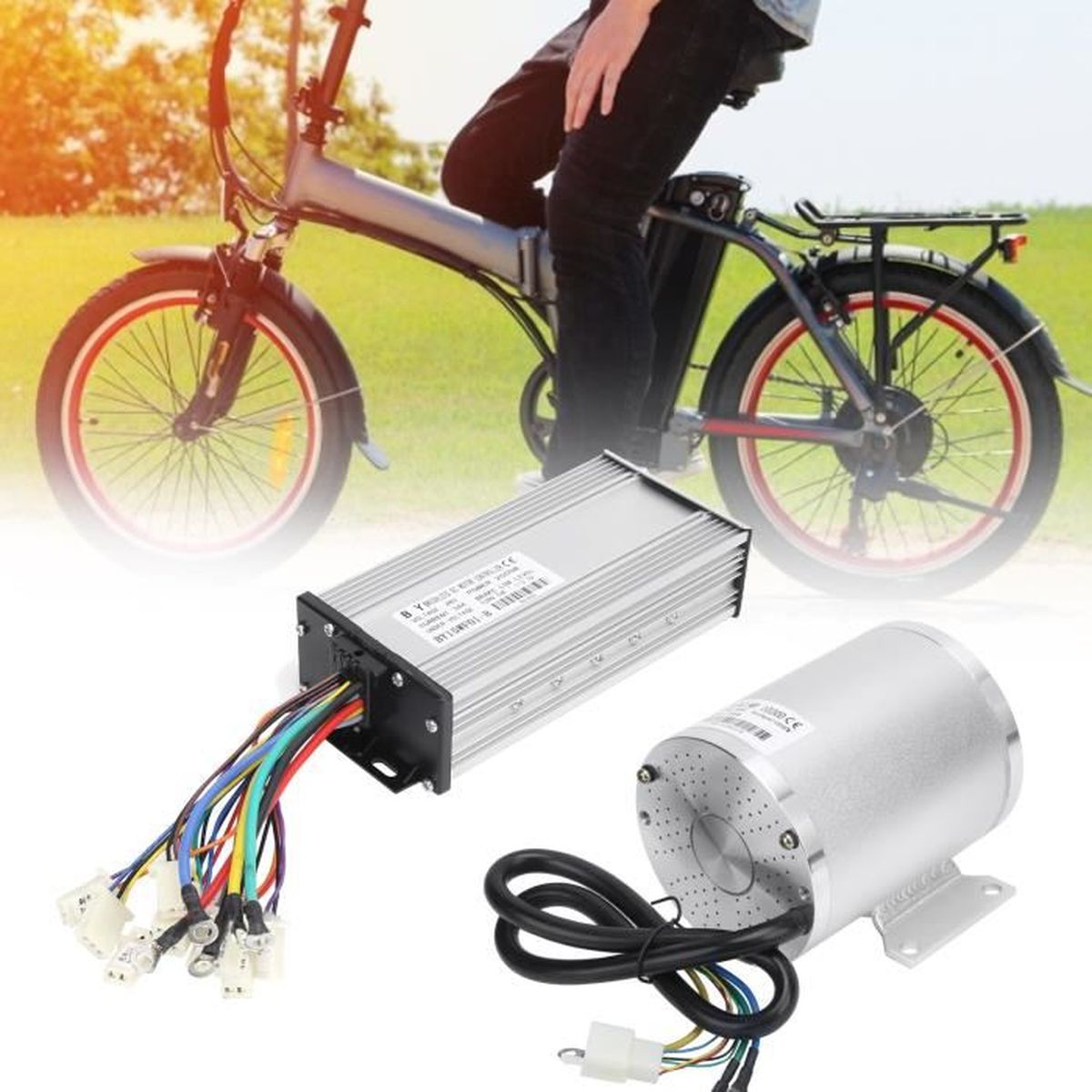 Kit Contrôleur Vélo électrique 36V/48V 1000W 38A – Avec écran LCD S600, Pour Conversion Ou Remplacement - 13