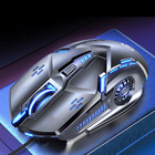 ADTOBAST Souris Gamer Filaire Gaming pour Ordinateur,silencieuse LED rétro-éclairé Portable Souris mécanique Works pour PC ordinateurs