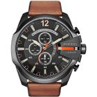 BRAND Montre Homme DIESEL DZ4343 - Boîtier en acier inoxydable anthracite - Etanche 10 ATM