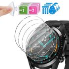 LECMACY 5pcs Compatible avec HONOR MagicWatch 2 46mm (pas pour 42mm) Films de protection écran Verre Trempé [Anti-Rayures][Haute
