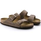 Sandales Birkenstock Arizona en cuir marron pour homme - Pointure 43