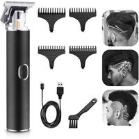 Tondeuse Cheveux Hommes,Tondeuse Electriques Hommes,Tondeuse Barbe sans fil,USB Recharg Tendeuse à Cheveux pour Hommes A249
