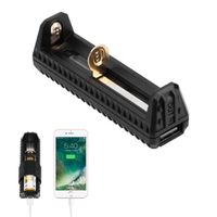 Chargeur de batterie intelligent professionnel Nitecore F1 Micro-USB pour Li-ion IMR 26650 18650 17670 18490 17500 17335 16340