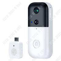 TD® HD WiFi sonnette intelligente interphone vidéo électronique sans fil judas maison 1080P surveillance visuelle intelligente