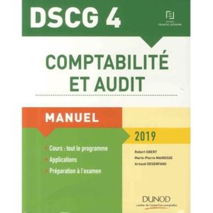 LIVRE COMPTABILITÉ Comptabilité et audit DSCG 4. Manuel, Edition 2019