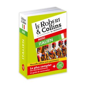 LIVRE ITALIEN Le Robert & Collins mini italien. Edition bilingue français-italien