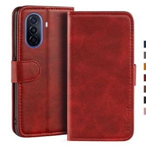 HOUSSE - ÉTUI Rouge-Pour Huawei Nova Y70-Étui portefeuille magné