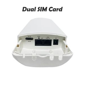 MODEM - ROUTEUR Dual SIM - Extérieur 4G Routeur Dual SIM 300Mbps E