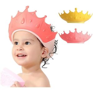 Protéger la tête couverture dessin animé bébé bonnet de douche enfants bain  douche chapeau cheveux lavage chapeau shampooing casquette – acheter les