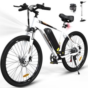 VÉLO ASSISTANCE ÉLEC Vélo Électrique COLORWAY Blanc, VTT 26