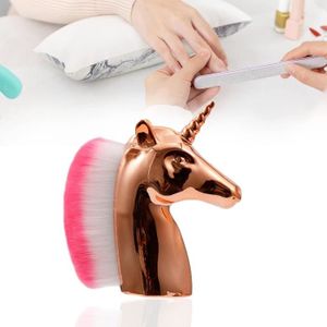 BROSSE A ONGLES Brosse Nettoyage Poussiere Ongle, Licorne Brosse P