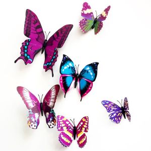 LOT DE 36 stickers muraux papillons en 3 tailles 3D Motif papillon  Multicolore EUR 12,99 - PicClick FR