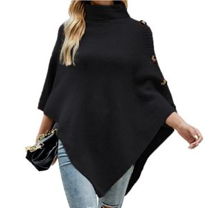 Manteau cape noire 2025 femme