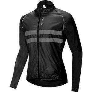 VESTE DE CYCLISTE Veste de cyclisme coupe-vent imperméable et réfléc